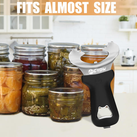 CYDW multi-purpose opener protects lids during opening tasks.