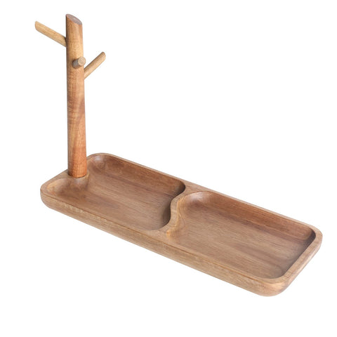 CYGDKF wood key tray easy to organize daily essentials at a glance.