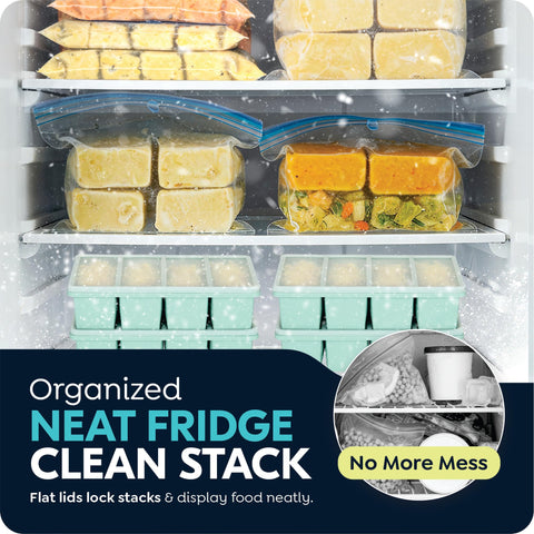 CyhHave platinum silicone is durable and BPA free for freezer storage