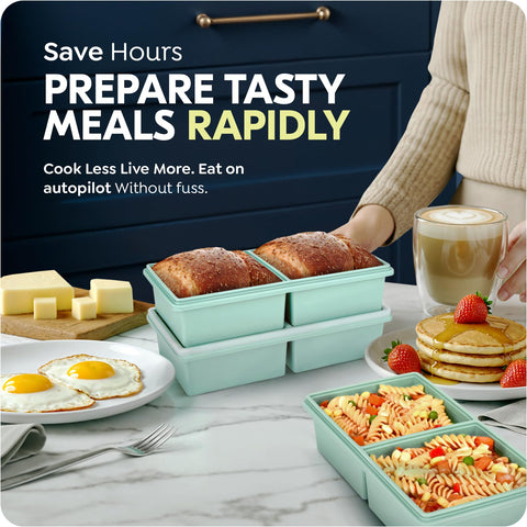 CyhHave stackable freezer trays maximize space and organization.