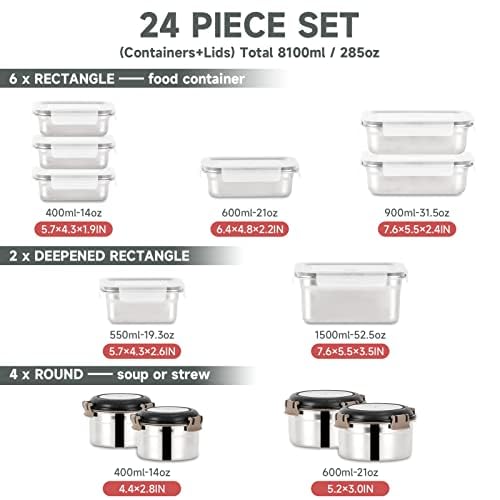 Cykorxicc containers are dishwasher and freezer safe for easy cleanup and storage.