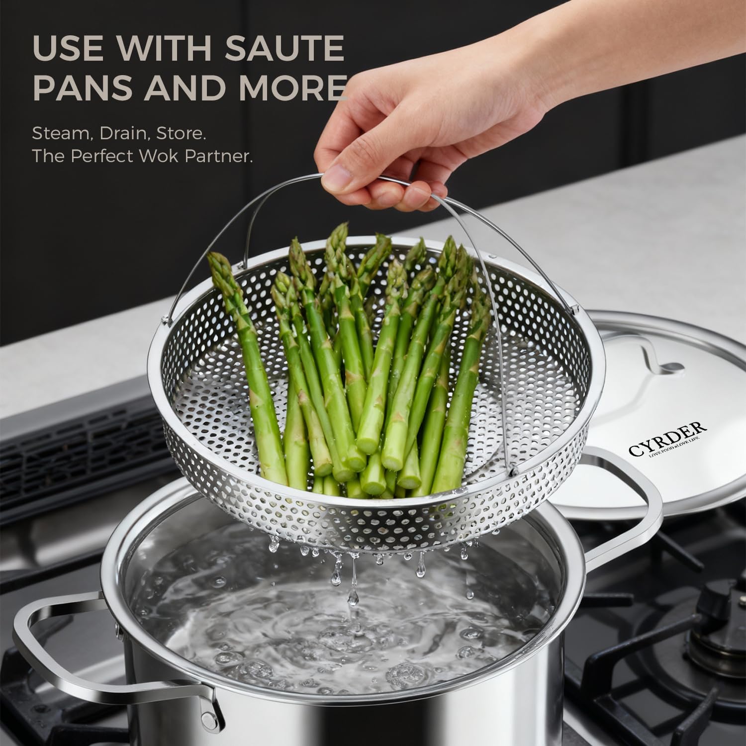 Cyrder oven-safe up to 500 degrees for versatile meals