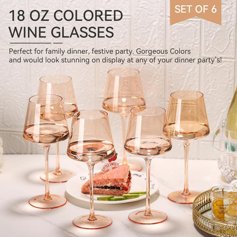 Cyrelwing golden-curves design wine glass bowl enhances aroma and style