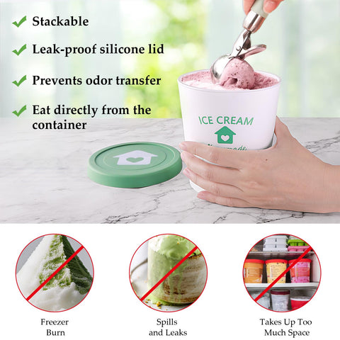 Cyrico dishwasher- and freezer-safe containers for easy cleanup.