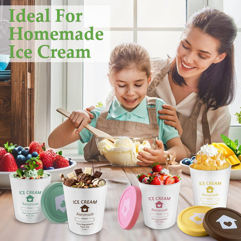 Cyrico stackable design saves freezer space and nests compactly.
