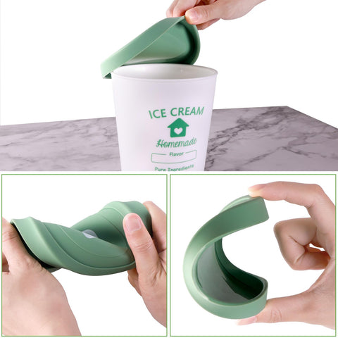 Cyrico versatile containers suitable for sorbet, yogurt, gelato, or portions.