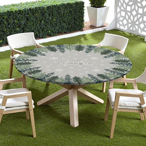 Czeservior easy-clean tablecloth surface; wipe spills with damp cloth
