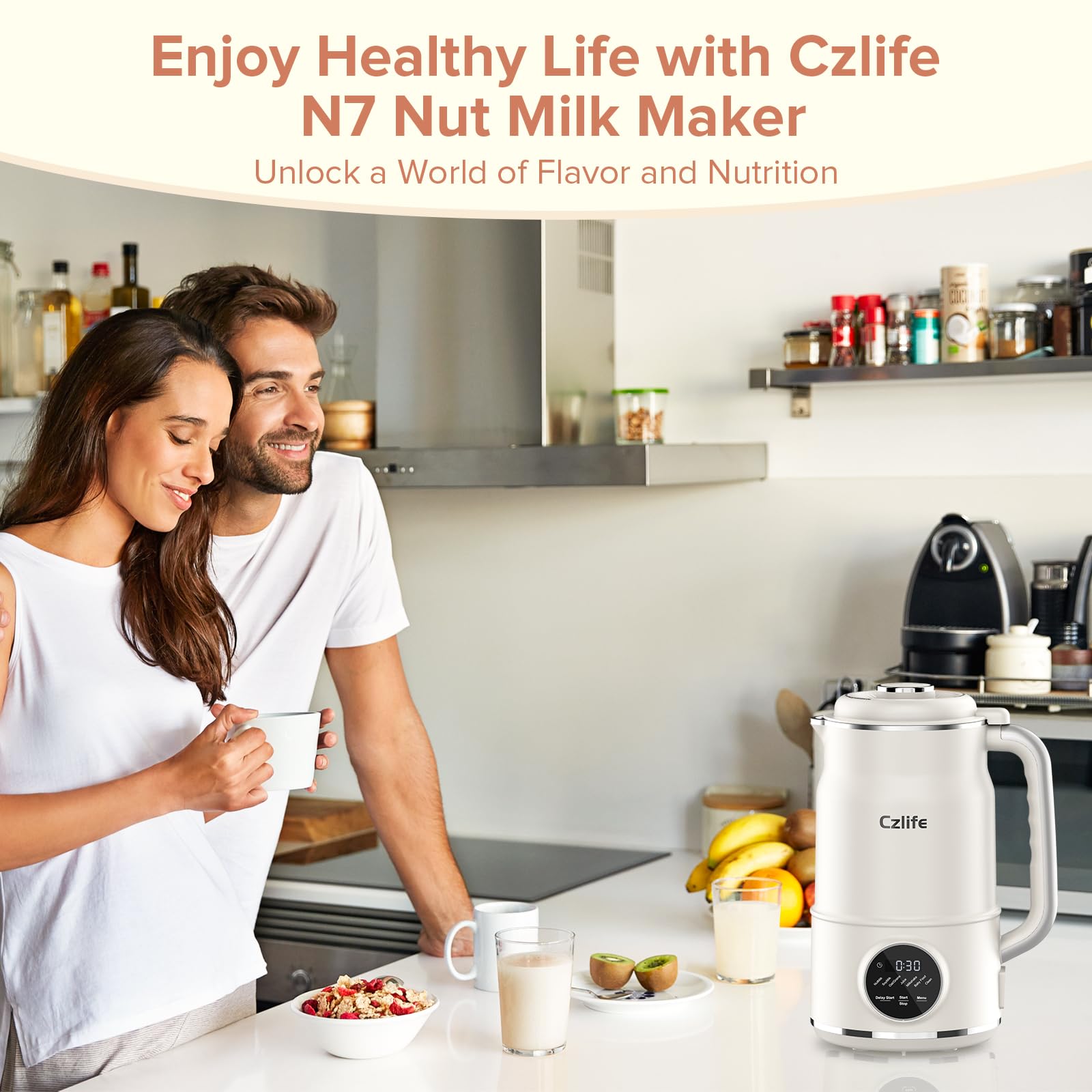 Czlife N7 included accessories simplify measuring, cleaning, and recipe exploration.
