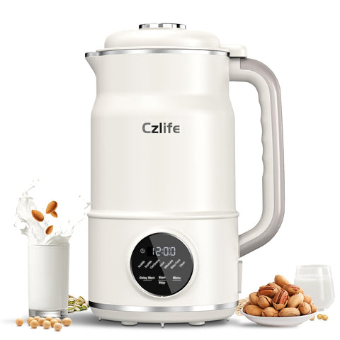 Czlife N7 Nut Milk Maker front view for quick, family-sized plant milks.