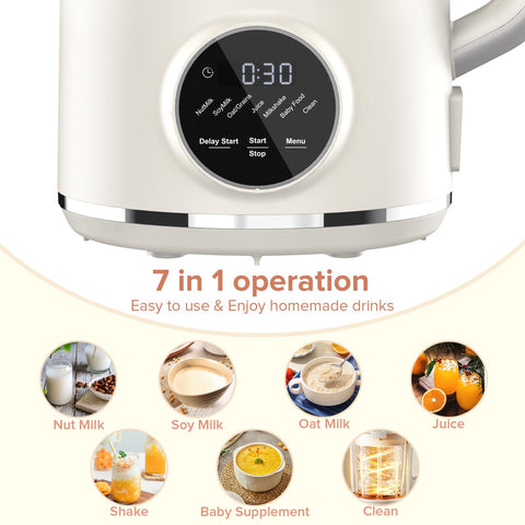 Czlife N7 seven-mode panel enables one-click selection for desired beverage.