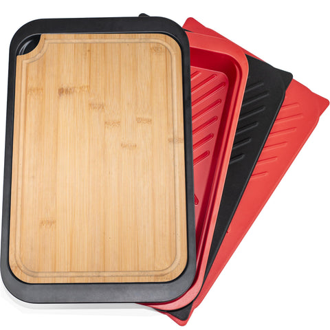 Czlizdyt red marinating tray with lid for sauce soaking and prep