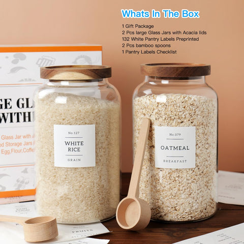 CZSZYGHBAO glass jar for coffee beans and pantry organization.