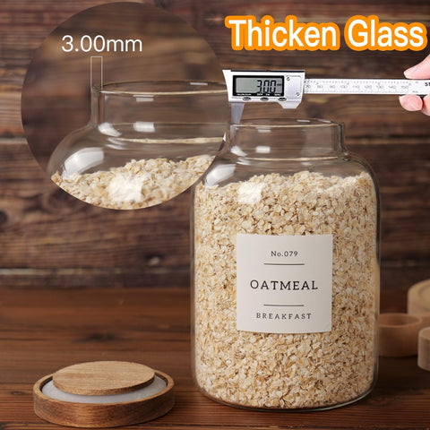 CZSZYGHBAO cereal jar shows clear content for quick breakfast