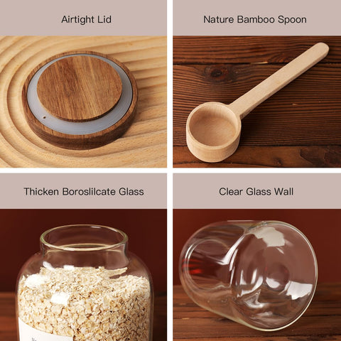 CZSZYGHBAO coffee bean jar keeps beans organized and protected