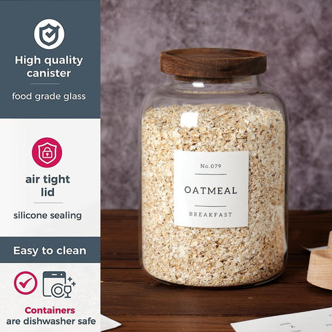CZSZYGHBAO refrigerator-safe glass jar for kitchen storage