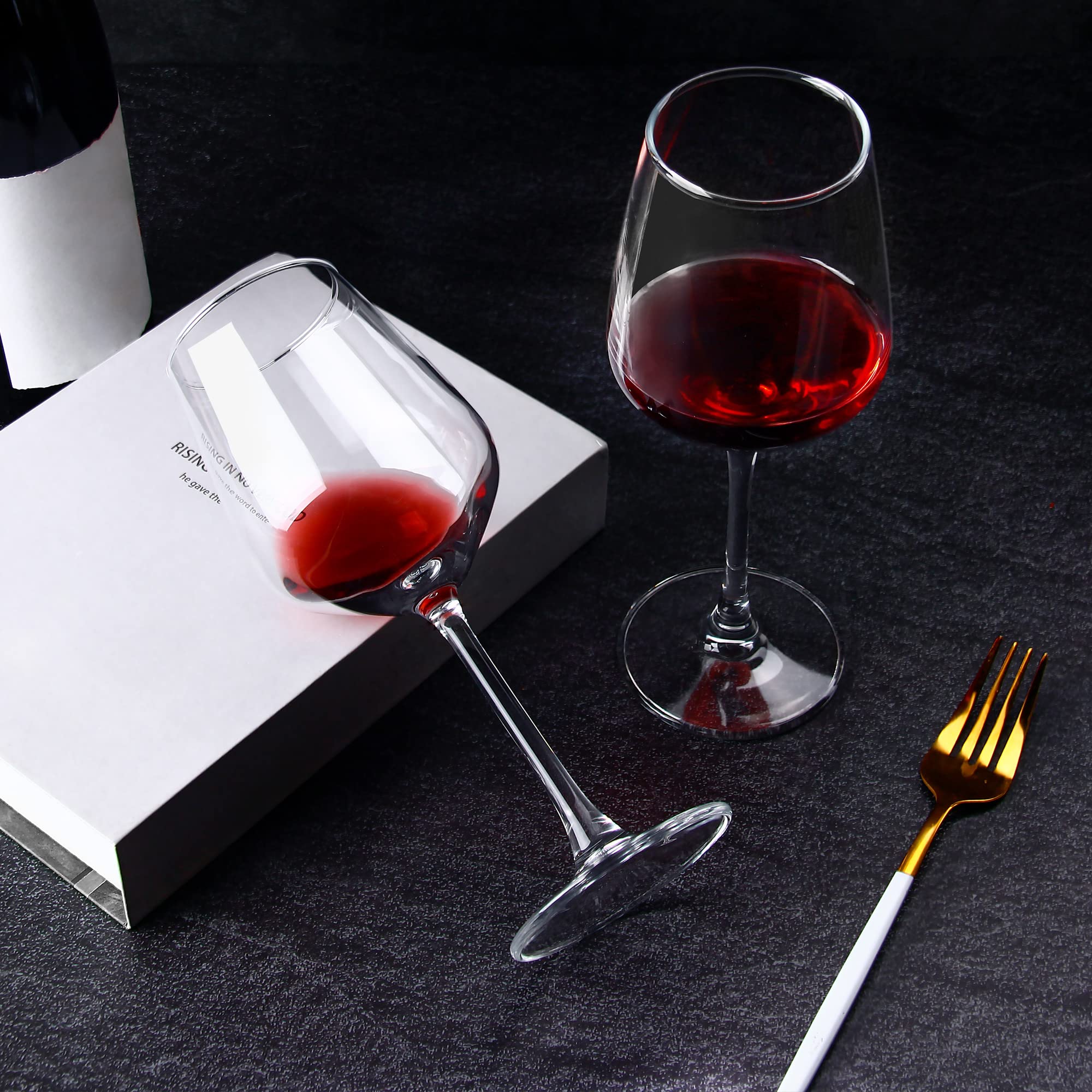 CZUMJJ dishwasher-safe wine glasses simplify cleanup after gatherings
