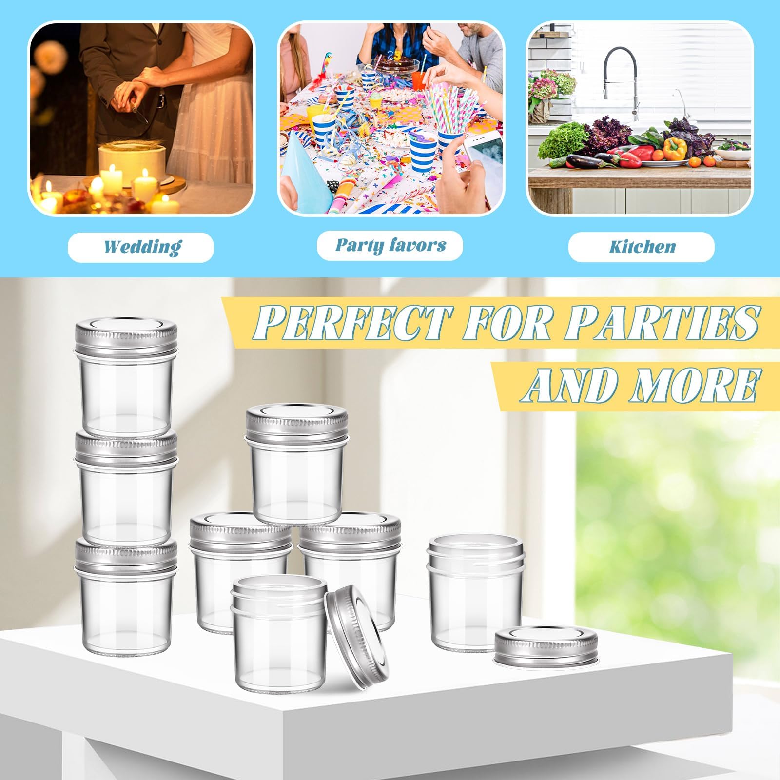 CZWESTC candle jar setup perfect for DIY candles and gifts.
