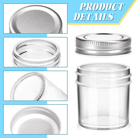 CZWESTC dishwasher-safe glass jar for easy cleaning after use.