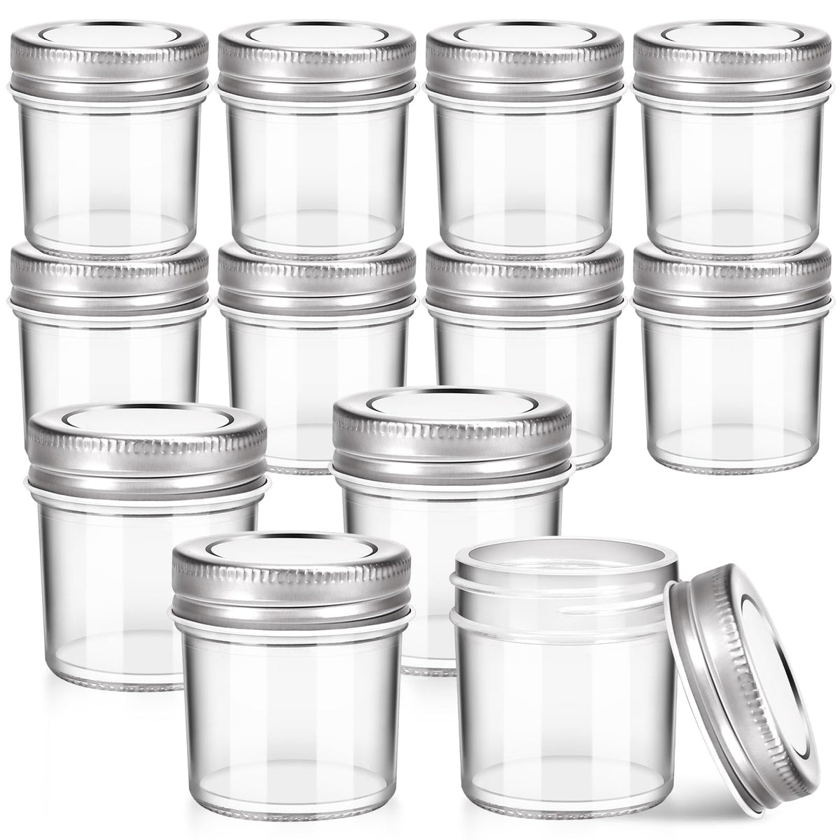 CZWESTC mini Marson jar 2oz ideal for compact pantry storage.