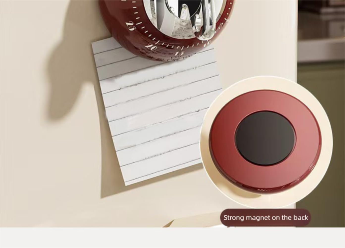 CZXLXBHY ABS-material timer combines durability with retro charm for any kitchen.