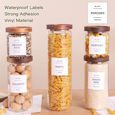 CZZGSM 132 pantry labels for labeling containers and improving organization