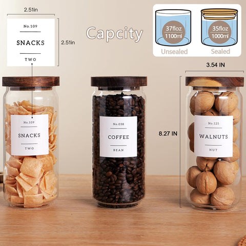 CZZGSM 132 pantry labels for easy labeling and organization.