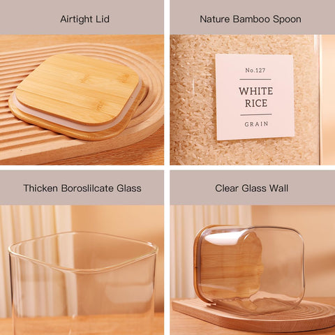 CZZGSM dishwasher-safe glass jar is easy to clean.
