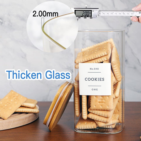 CZZGSM kitchen storage setup for sugar, rice, pasta, cereal