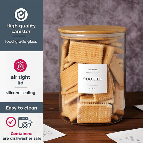 CZZGSM 132-label set for pantry labeling and organization.