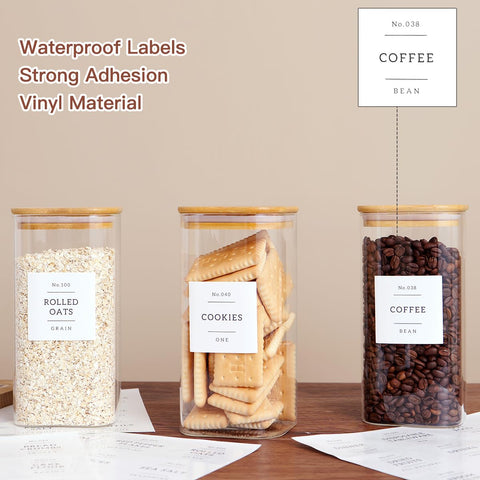 CZZGSM 132 pantry labels for easy organization