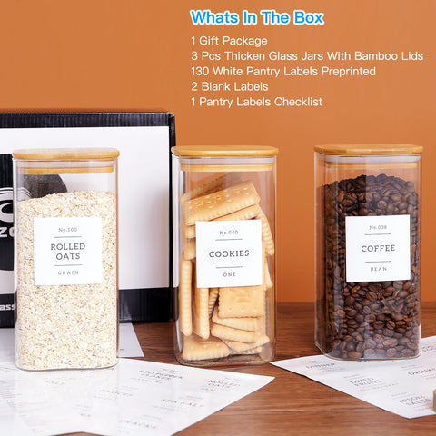 CZZGSM three-pack jars on a shelf with uniform labels