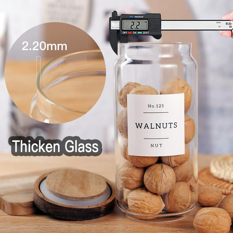 CZZGSM wide-mouth wood lid for easy filling and secure seal