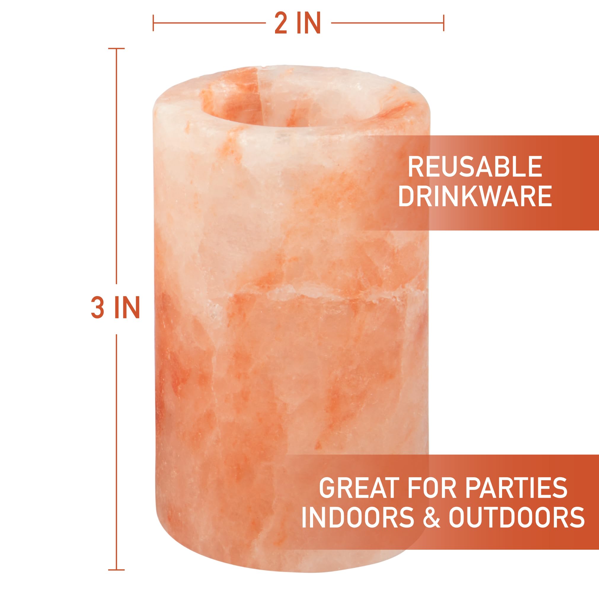 Home bar with D'Eco salt shot glasses ready for entertaining guests.