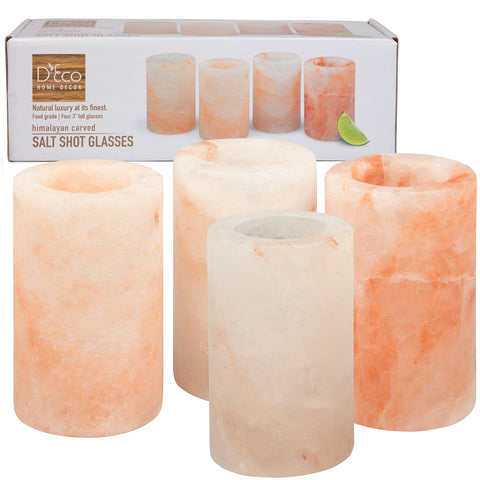 D'Eco Himalayan salt shot glasses ideal for weddings and celebrations.