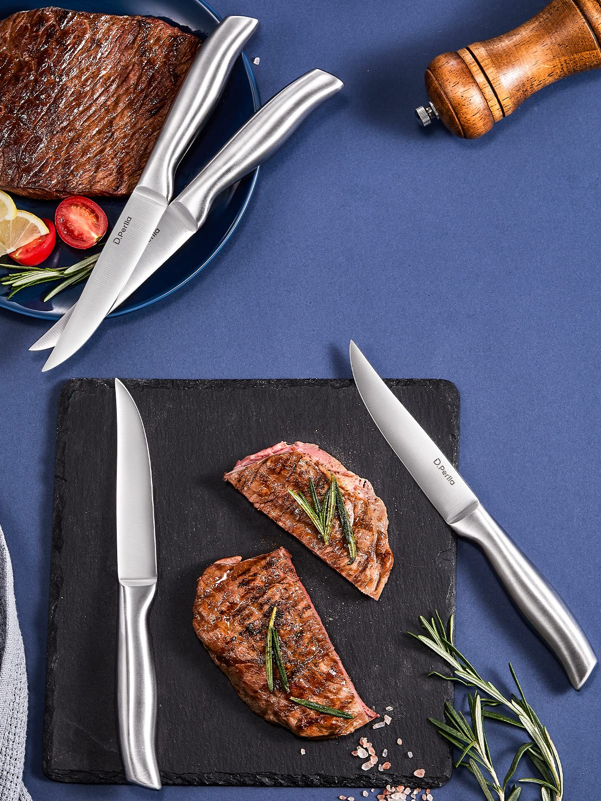 D.Perlla precision-cutting for tender, evenly sliced steaks.