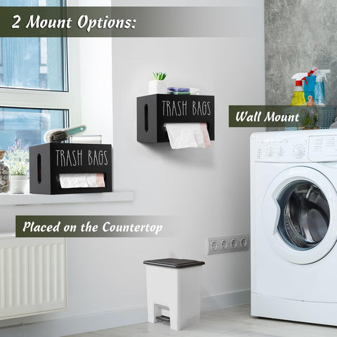 DRASTAR under-sink option saves cabinet space while keeping bags handy.