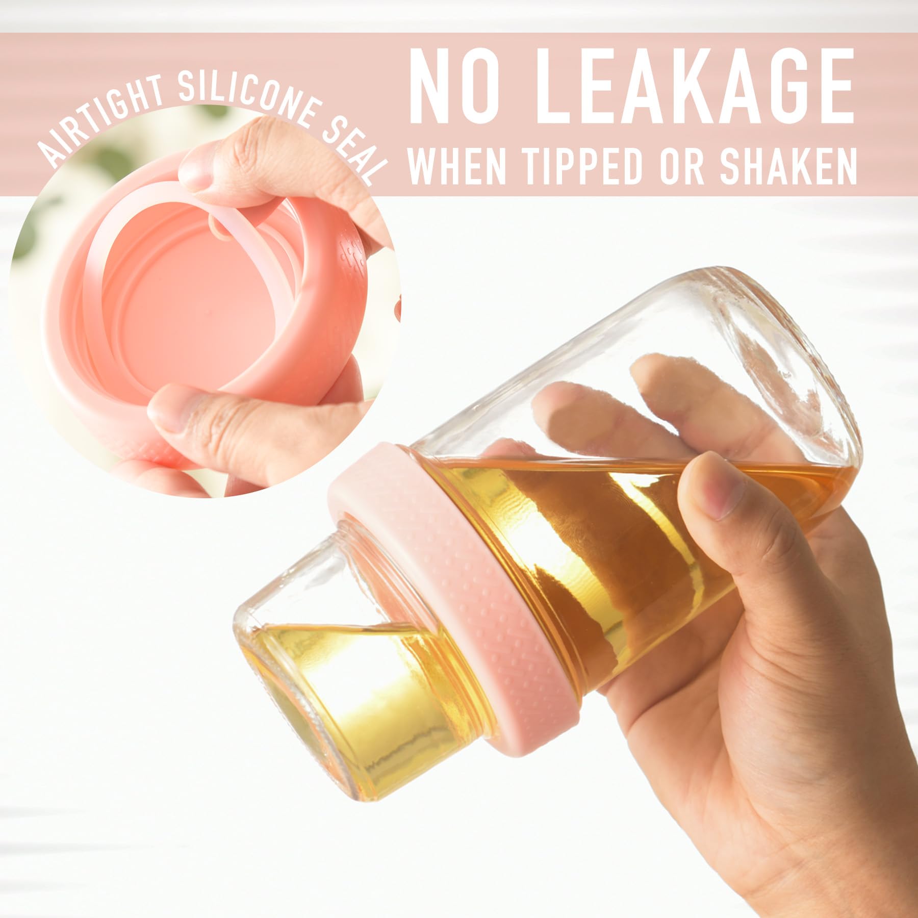 D2scrma double airtight lids seal freshness and prevent leaks.