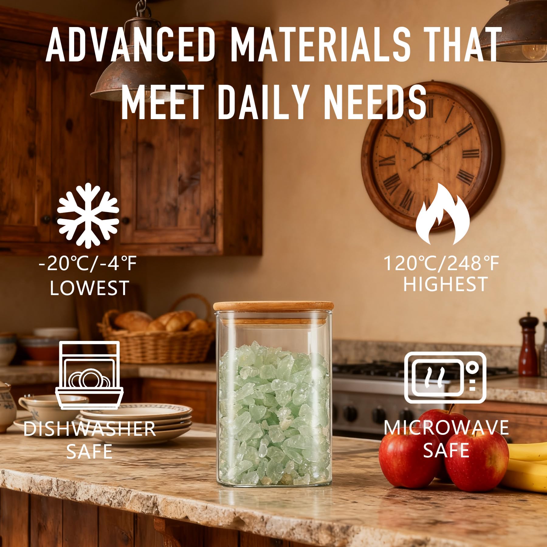 D2scrma stackable kitchen canister saves space while keeping contents accessible