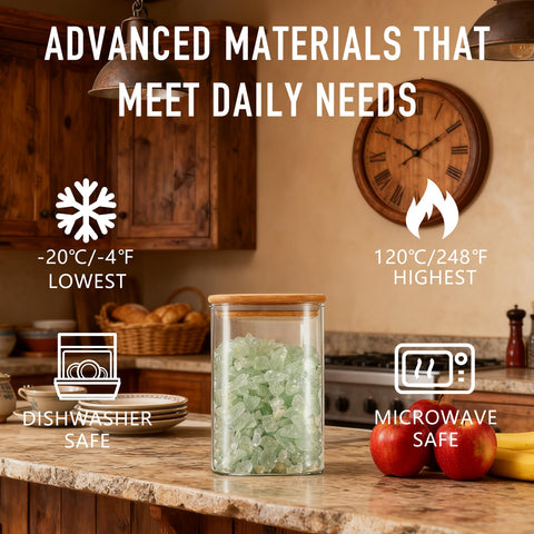 D2scrma stackable kitchen canister saves space while keeping contents accessible