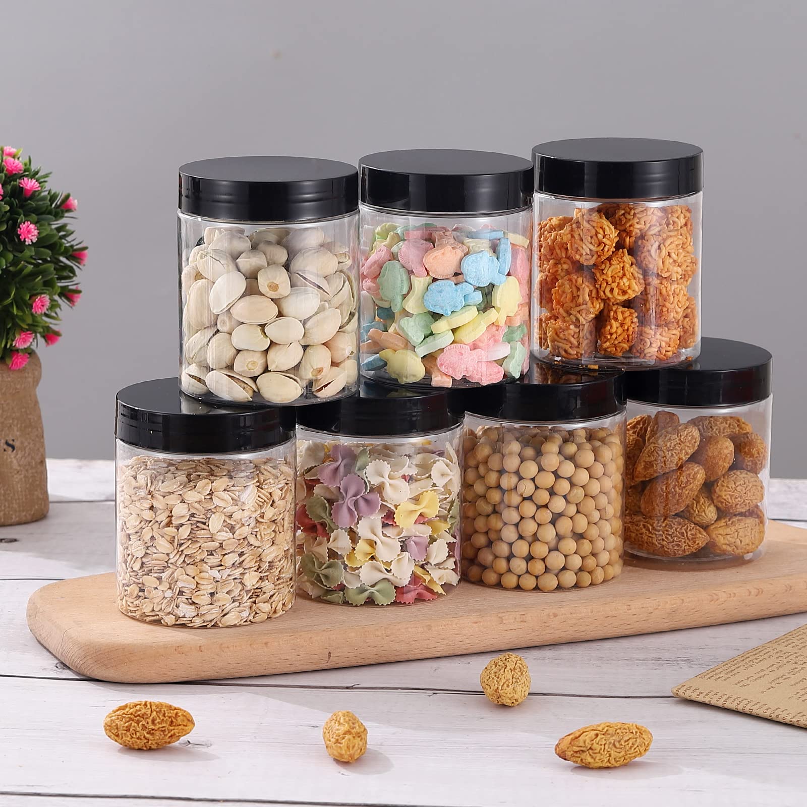 Versatile storage for spices, nuts, slime, or body care products