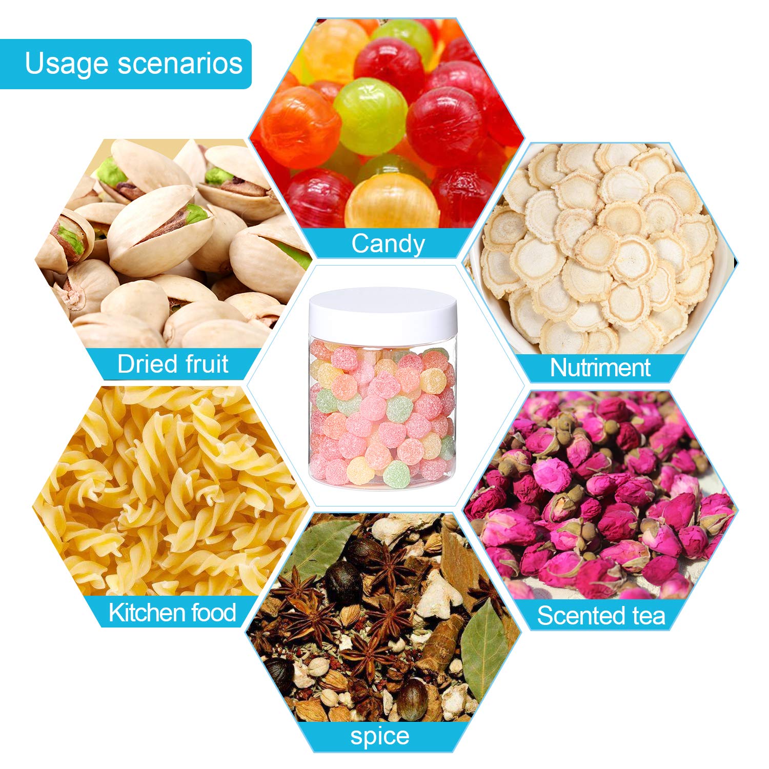 Dabacc versatile storage for cosmetics, spices, and crafts.