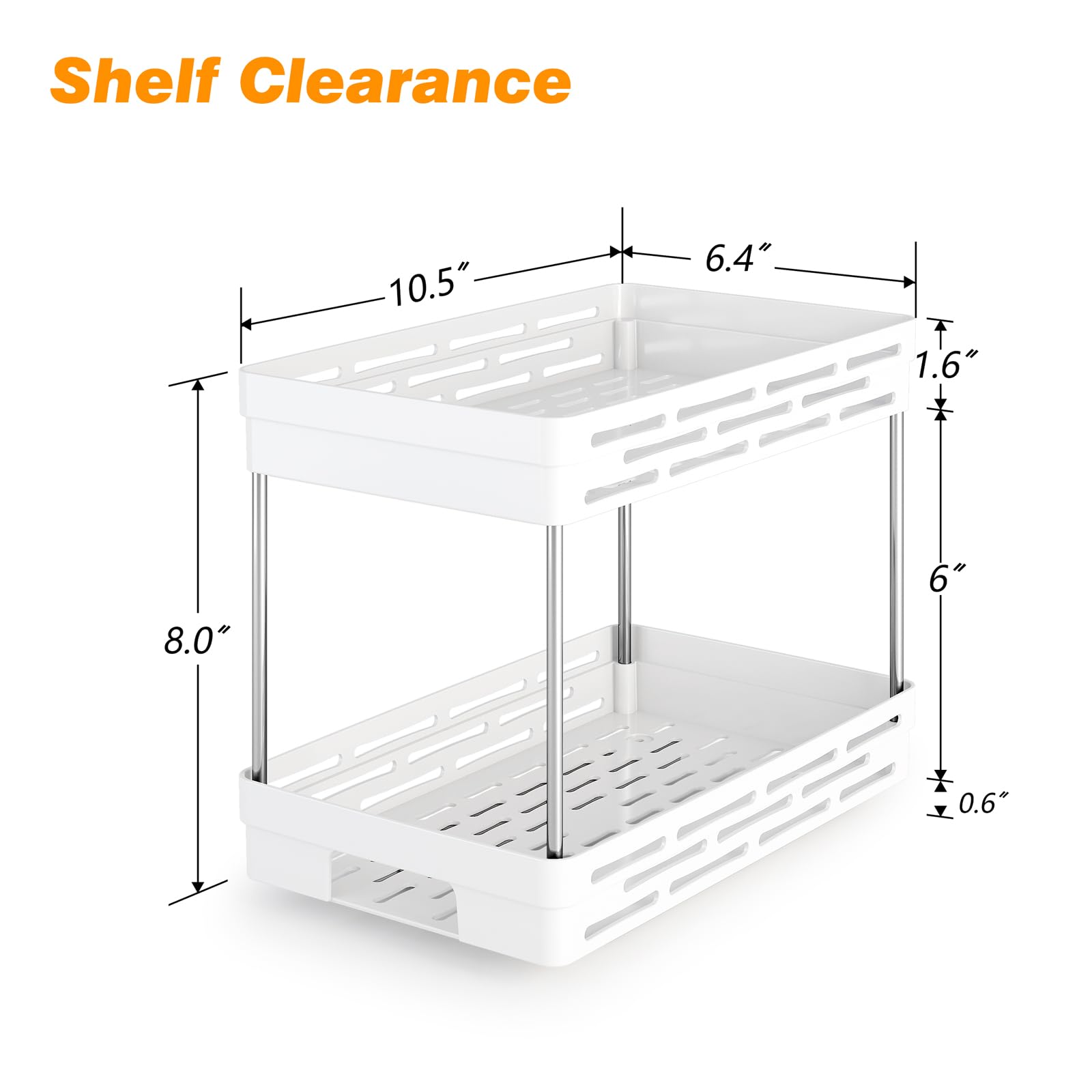DABIGE smooth ball bearing slide rails enable effortless spice retrieval