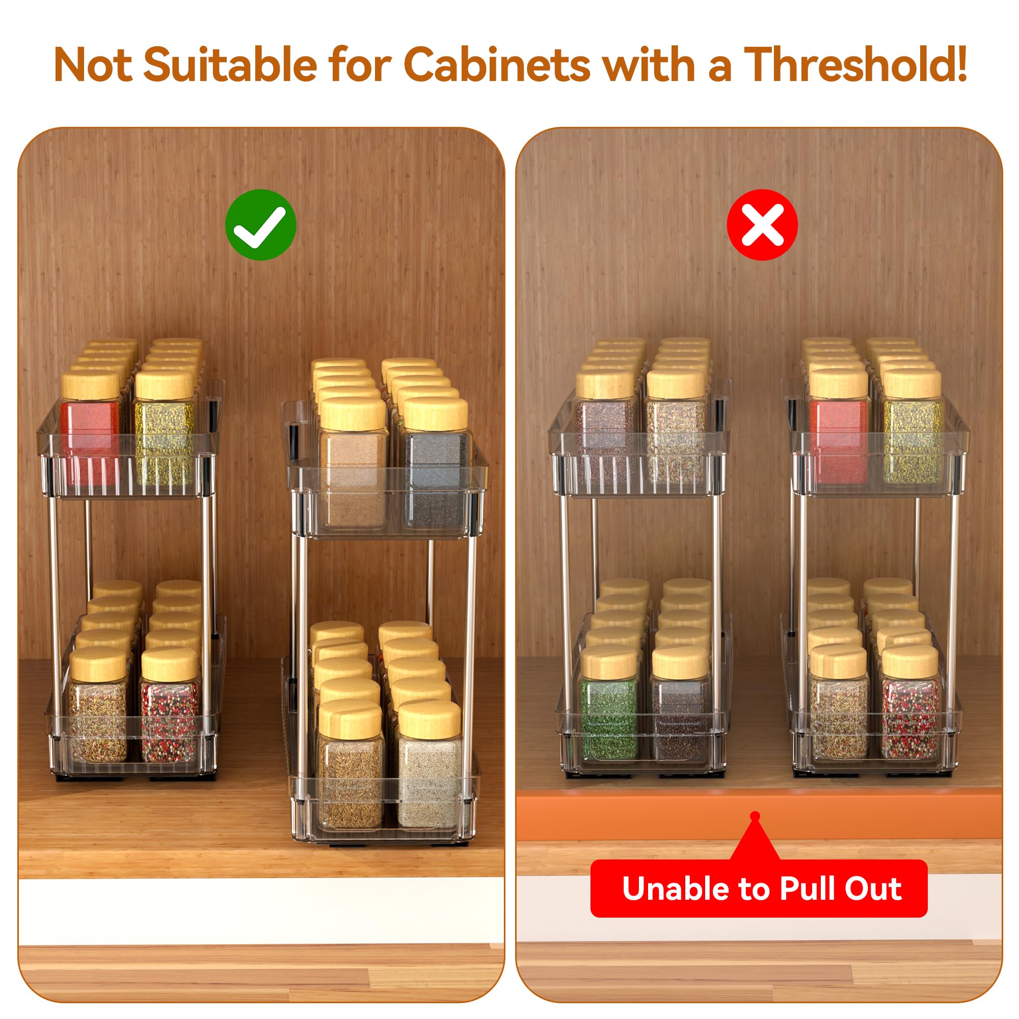 DABIGE rust-resistant metal frame provides sturdy support