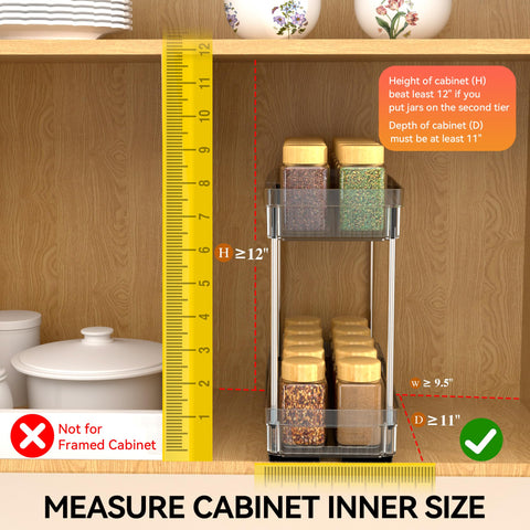 DABIGE guardrails preventing jars from tipping on pull-out