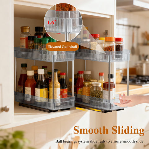 DABIGE sliding rail system with ball bearings for smooth access