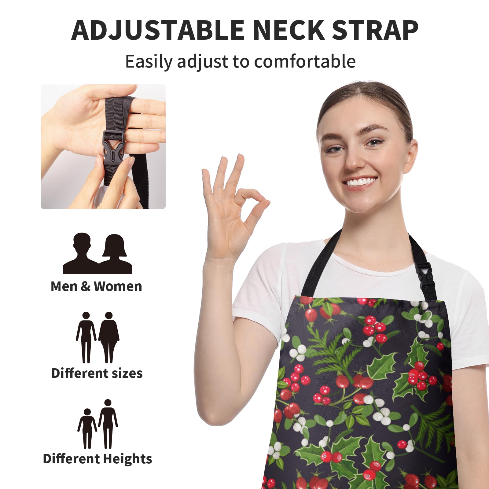 Dacawin gift-ready packaging apron suitable for cooks and grill lovers