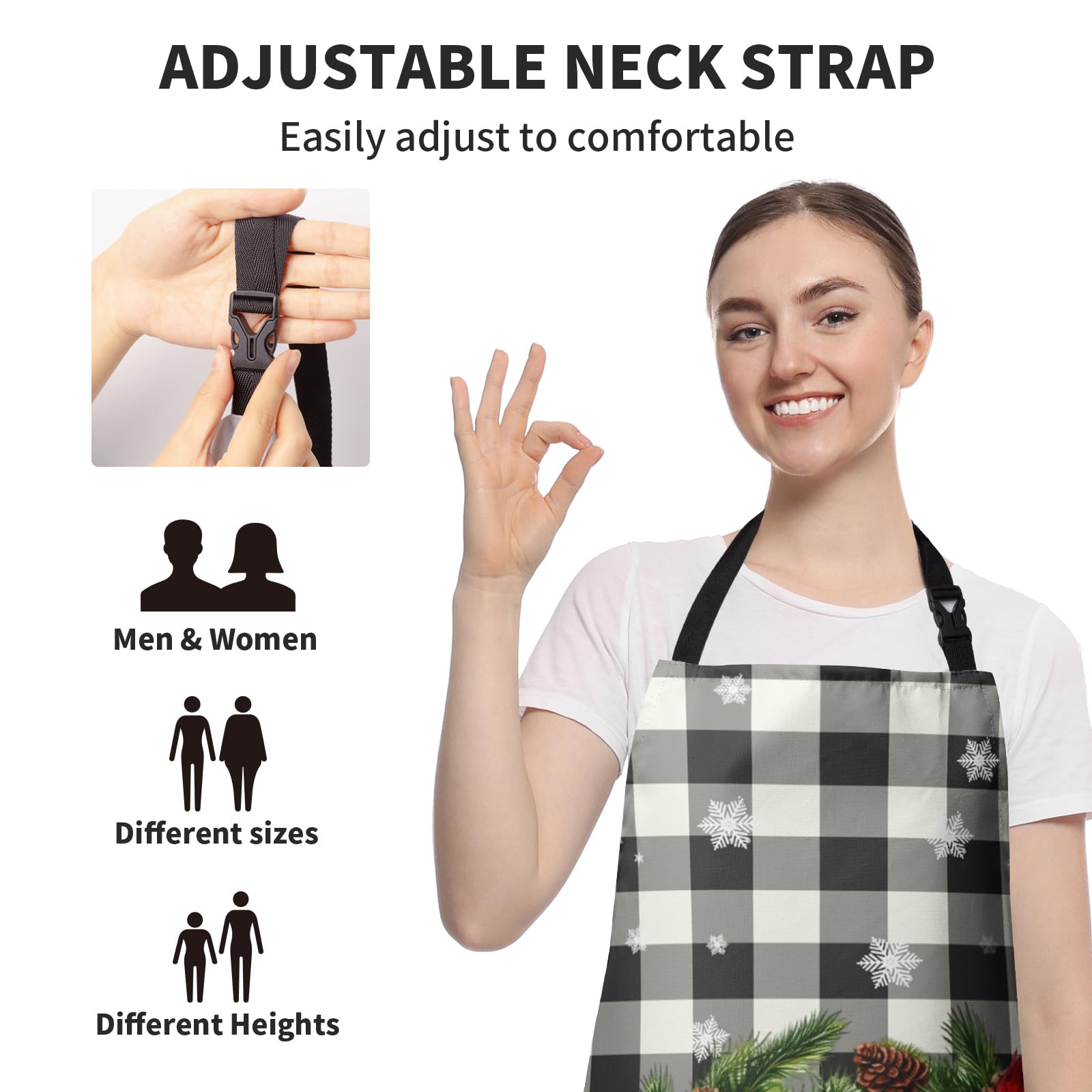 Dacawin Merry Christmas apron packaged as a thoughtful Christmas gift