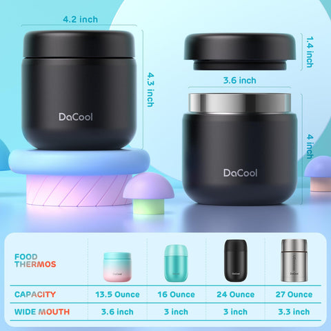DaCool Kids Thermo dishwasher-safe design for quick cleanup after activities