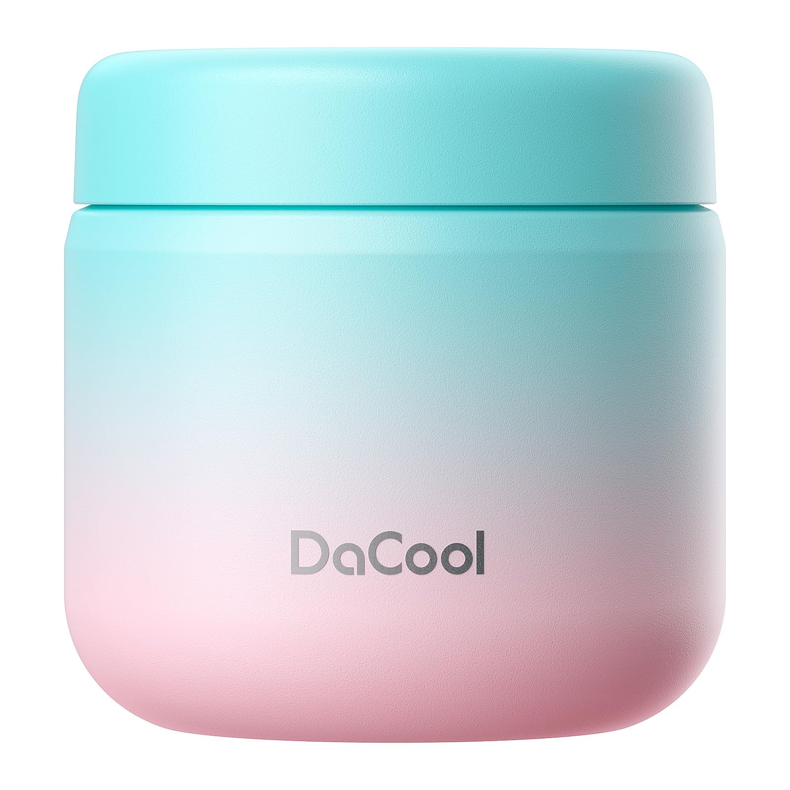 DaCool Kids Thermo front view shows compact lunch jar for school use and portability