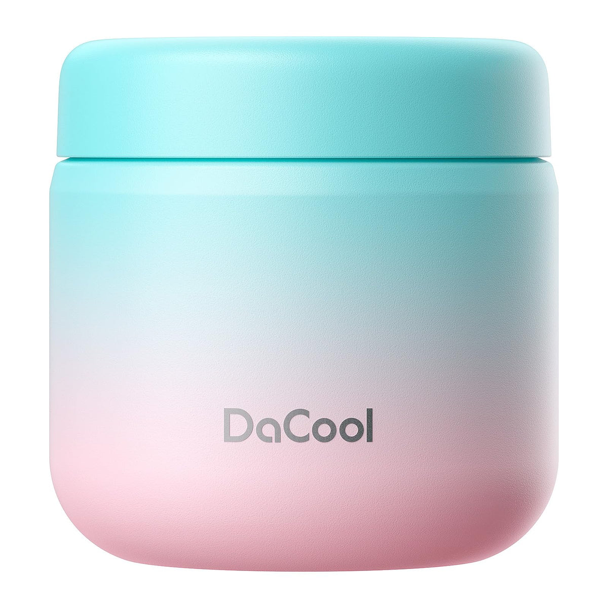 DaCool Kids Thermo front view shows compact lunch jar for school use and portability